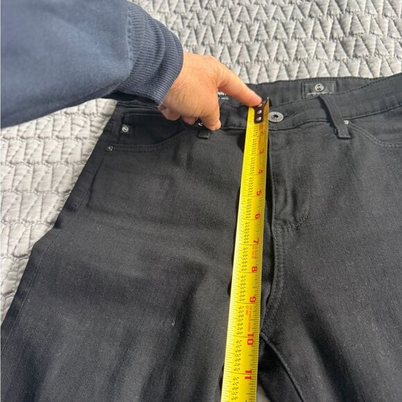 AG Isabelle Button-Up High-Rise Straight Cut Black Corduroy Jeans. Size 26 - Picture 5 of 11